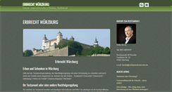 Desktop Screenshot of erbrecht-wuerzburg.de